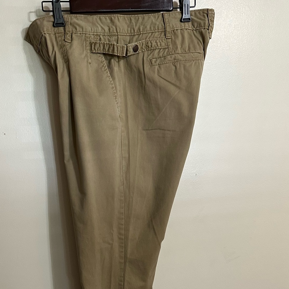 Calvin Klein Jeans Khaki Tan Cotton Chino Jeans, Size 8 - Picture 6 of 8